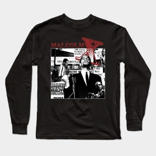 malcolm x Long Sleeve T-Shirt